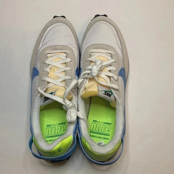 Nike Sneakers Waffle Debut Men’s Size 13 White University Blue New - Picture 5 of 12